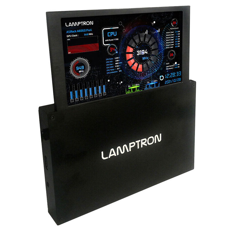 Lamptron HM070L ausfahrbarer Hardware Monitor