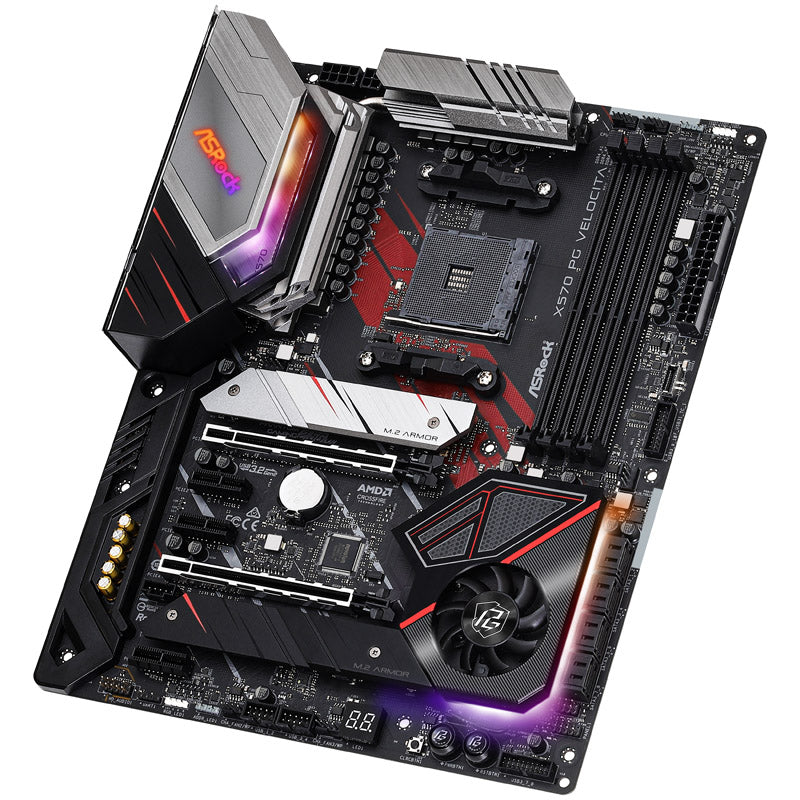 ASRock X570 PG Velocita, AMD X570 Mainboard - Sockel AM4, DDR4