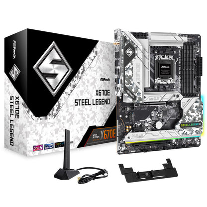 ASRock X670E Steel Legend, AMD X670E Mainboard - Sockel AM5, DDR5