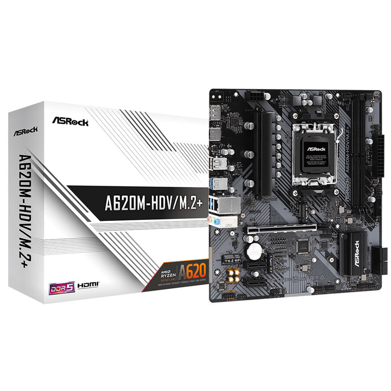 A620M-HDV/M,2+ AM5 mATX HDMI/DP DDR5 retail