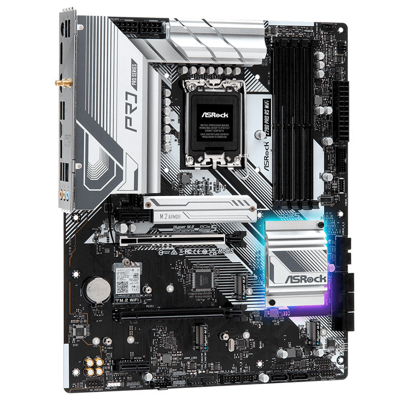 ASRock Z790 Pro RS WiFi, Intel Z790 Mainboard - Sockel 1700, DDR5