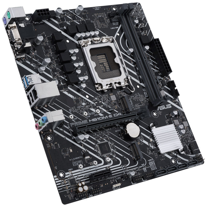 ASUS Prime H610M-E D4-CSM, Intel H610 Mainboard - Sockel 1700, DDR4