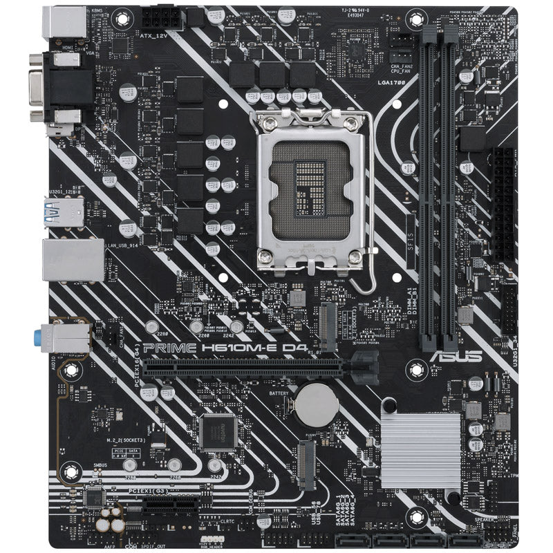 ASUS Prime H610M-E D4-CSM, Intel H610 Mainboard - Sockel 1700, DDR4