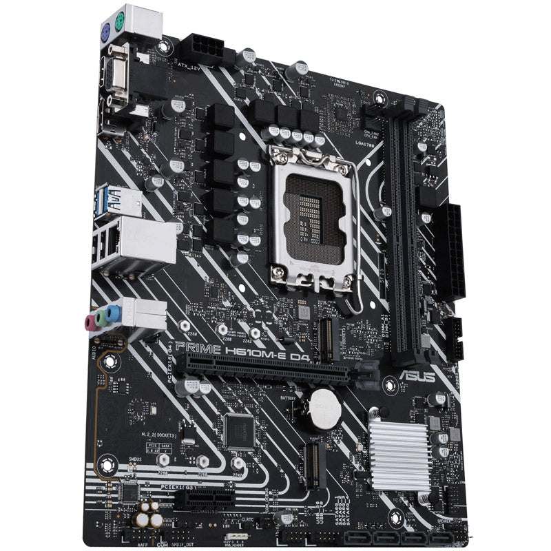 ASUS Prime H610M-E D4-CSM, Intel H610 Mainboard - Sockel 1700, DDR4