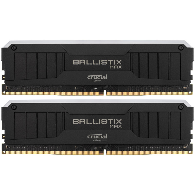 Crucial Ballistix Max RGB schwarz, DDR4-4000, CL18 - 16 GB Dual-Kit