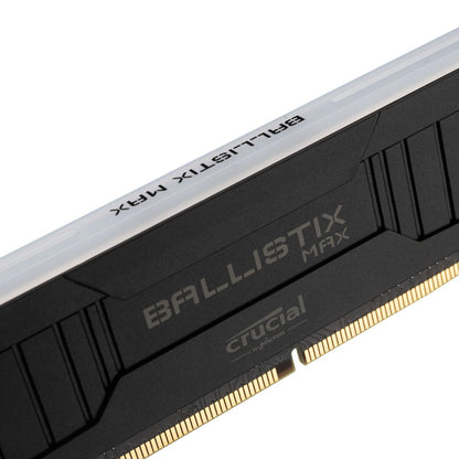 Crucial Ballistix Max RGB schwarz, DDR4-4000, CL18 - 16 GB Dual-Kit