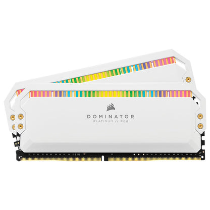 Corsair Dominator Platinum RGB, DDR4-3200, CL16 - 16 GB Dual-Kit, weiß