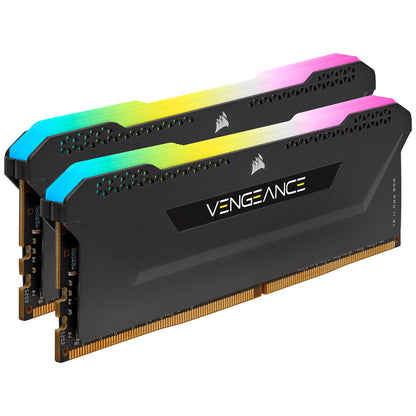 Corsair Vengeance RGB Pro SL für AMD Ryzen, DDR4-3200, CL16 - 32 GB Dual-Kit, schwarz