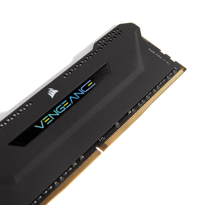 Corsair Vengeance RGB Pro SL für AMD Ryzen, DDR4-3200, CL16 - 32 GB Dual-Kit, schwarz