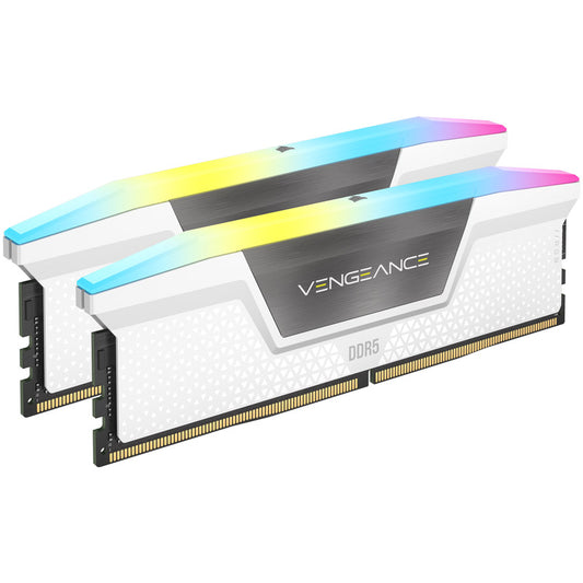 Corsair Vengeance RGB, DDR5-5600, CL36 - 32 GB Dual-Kit, weiß