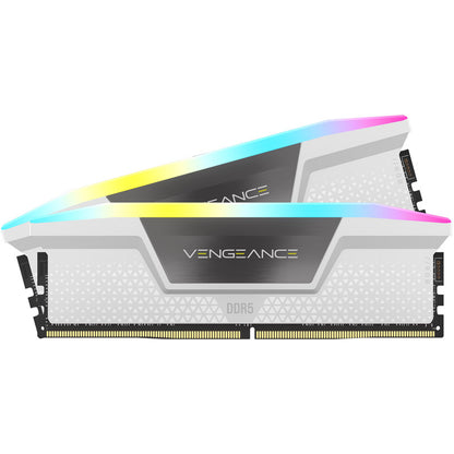 Corsair Vengeance RGB, DDR5-5600, CL36 - 32 GB Dual-Kit, weiß