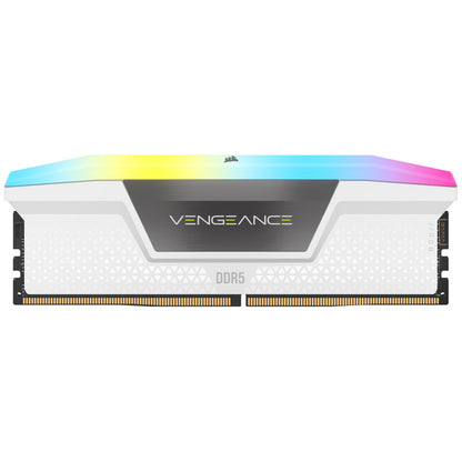 Corsair Vengeance RGB, DDR5-5600, CL36 - 32 GB Dual-Kit, weiß