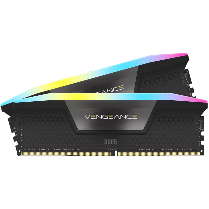 Corsair Vengeance RGB, DDR5-5200, CL40, XMP 3.0 - 64 GB Dual-Kit, Schwarz