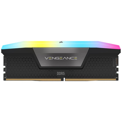 Corsair Vengeance RGB, DDR5-5200, CL40, XMP 3.0 - 64 GB Dual-Kit, Schwarz