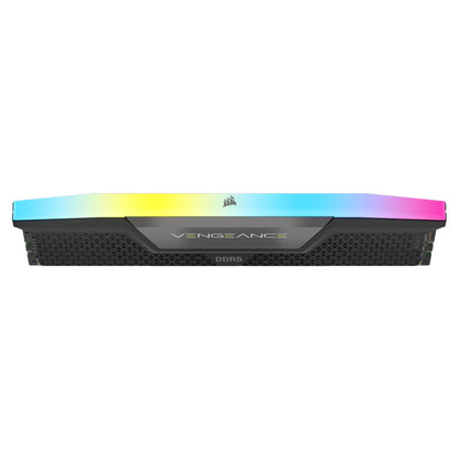 Corsair Vengeance RGB, DDR5-5200, CL40, XMP 3.0 - 64 GB Dual-Kit, Schwarz