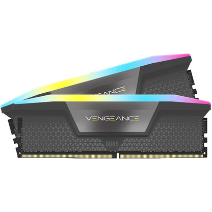 Corsair Vengeance RGB, DDR5-5200, CL40, AMD EXPO - 64 GB Dual-Kit, Grau