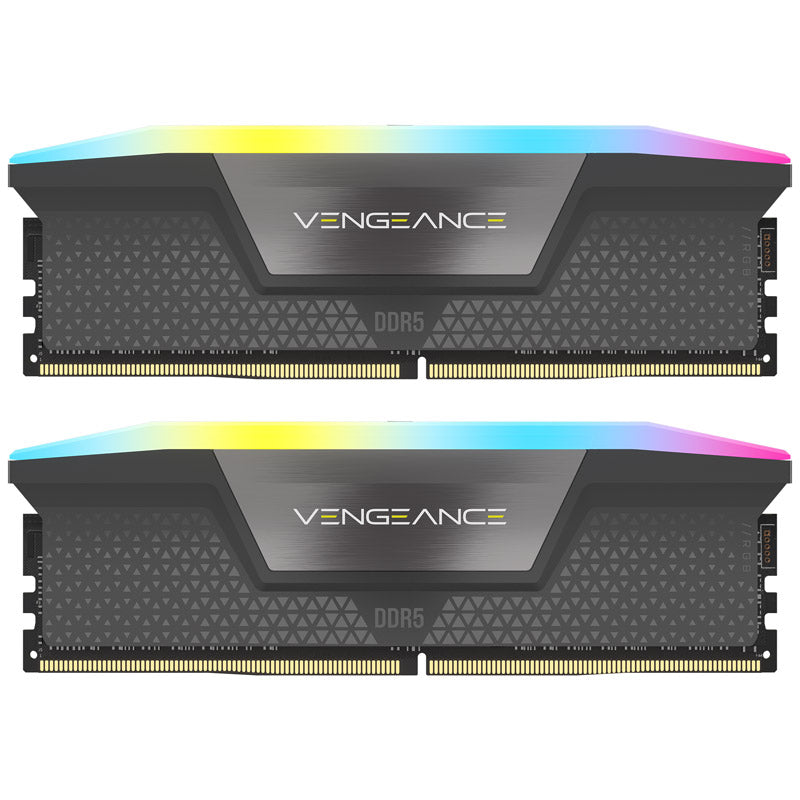 Corsair Vengeance RGB, DDR5-5200, CL40, AMD EXPO - 64 GB Dual-Kit, Grau