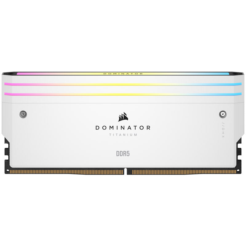 Corsair Dominator Titanium DDR5-6600, CL32, Intel XMP 3.0 - 32 GB Dual-Kit, weiß