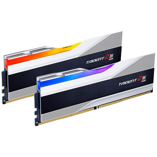 G.Skill Trident Z5 RGB, DDR5-7600, CL36, XMP 3.0 - 32 GB Dual-Kit, silber