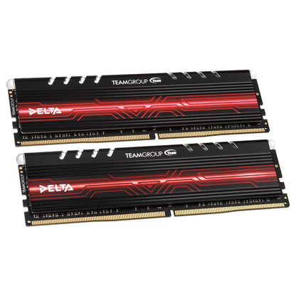 Team Group Delta Series rote LED, DDR4-2400, CL15 - 32 GB Kit