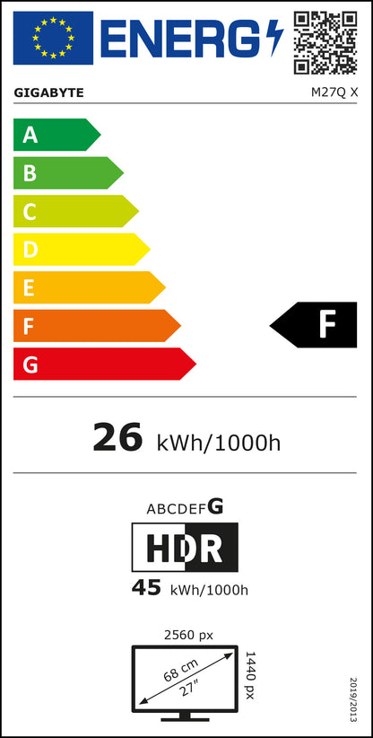 Gigabyte LED-Display M27Q X - 68.6 cm (27") - 2560 x 1440 Quad HD