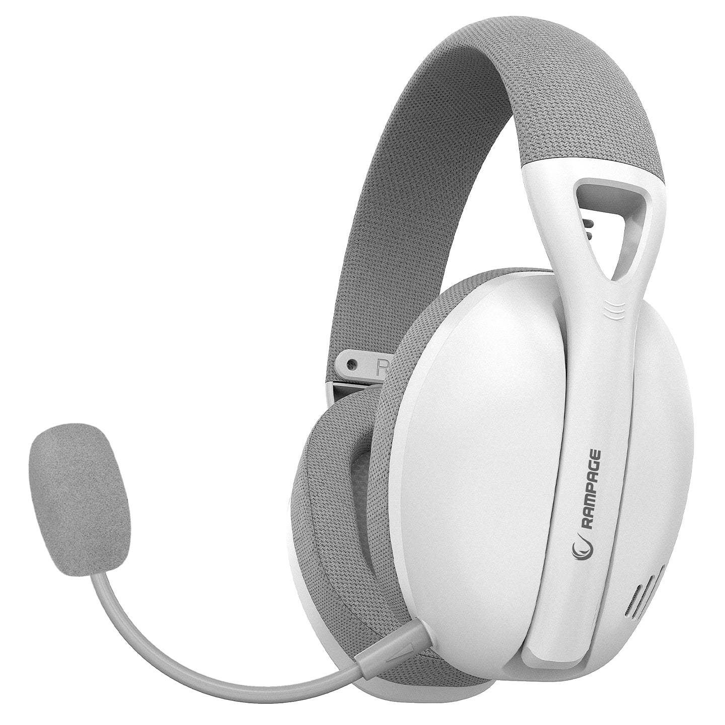 Rampage Crack H11 White/Gray Wireless 2.4G Bluetooth Gaming Headset with Microphone