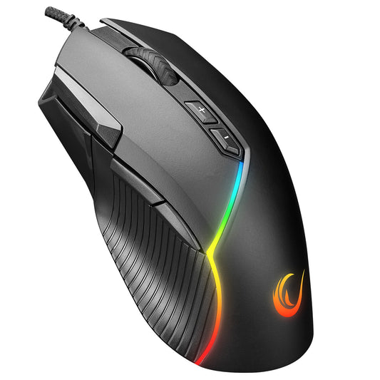 Rampage SMX-G39 COMFORT USB 8D+ Extra Shot Button 7200dpi RGB Led  Programable Gaming Gaming Mouse