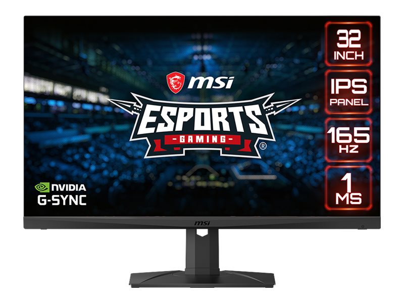 MSI Optix MAG321QRDE Gaming Monitor QHD. 165Hz. USB-C