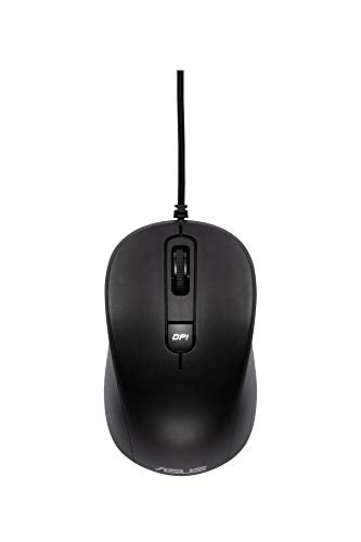 ASUS MU101C optical wired schwarz Maus