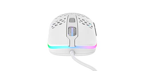 CHERRY XTRFY M42 Gaming Maus - Beidhändig. Optisch. USB Typ-A 16000 DPI. Weiß