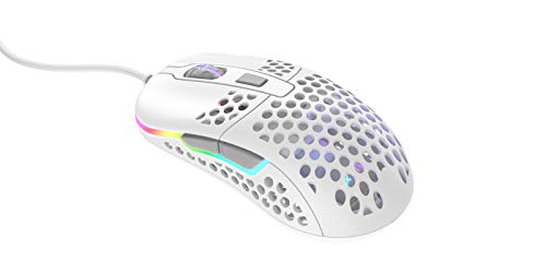 CHERRY XTRFY M42 Gaming Maus - Beidhändig. Optisch. USB Typ-A 16000 DPI. Weiß