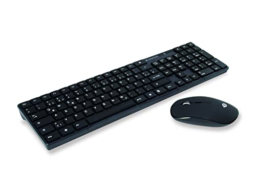 Conceptronic Wireless Tastatur + Maus.Layout deutsch schwarz