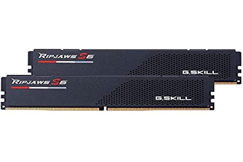 G.Skill Ripjaws S5-DDR5-Kit-32 GB: 2 x 16 GB-DIMM 288-PIN-6000 MHz / PC5-48000-ungepuffert