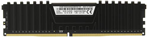 Corsair Vengeance LPX Schwarz 16GB Kit (2x8GB) DDR4-2933 CL16 DIMM Arbeitsspeicher