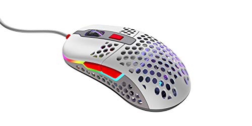 CHERRY XTRFY M42 Gaming Maus - Optisch. Kabeebunden. USB. Weiß RGB-Beleuchtung