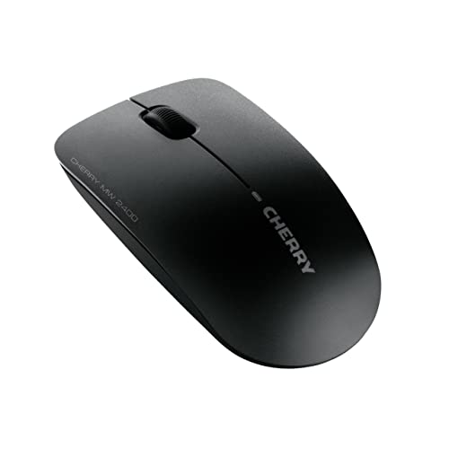 Cherry Mouse MW 2400 black - optisch - 3 Tasten - Wireless