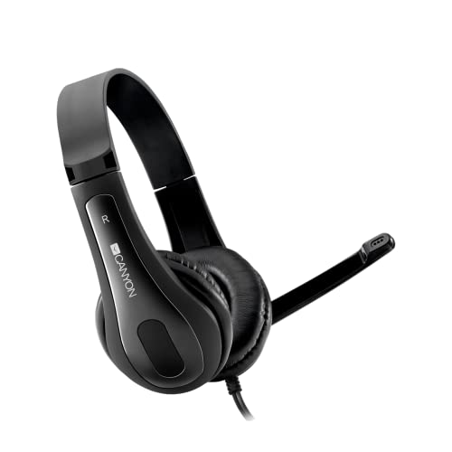 Canyon Headset HSC-1 3.5mm Klinke Mikrofon black retail