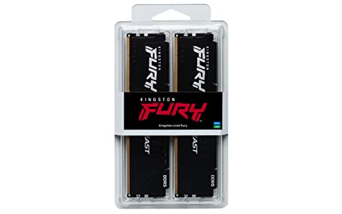 Kingston RAM FURY Beast-64 GB (2 x 32 GB Kit)-DDR5 4800 UDIMM CL38