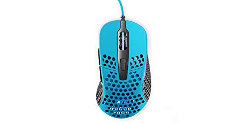 CHERRY XTRFY M4 RGB Gaming Maus - Für Rechtshänder. Optisch. Blau RGB-Beleuchtung