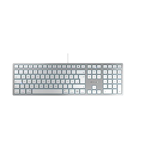 Cherry TAS KC 6000 C FOR MAC Corded DE-Layout silver/white