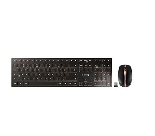 Cherry TAS Desktop-Set DW 9100 SLIM Wireless EU-Layout s/b