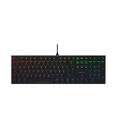 Cherry TAS MX 10.0N RGB Corded DE-Layout schwarz GAMING