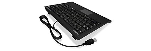 Keysonic TAS ACK-595C+ Corded (DE) Mini Tastatur SoftSkin sw