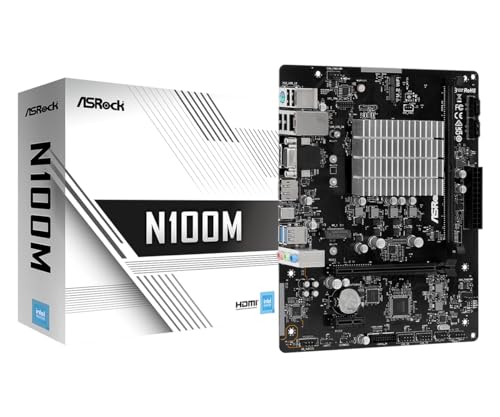 ASRock N100M N100 CPU(3.4GHz) mATX HDMI/DVI DDR4 retail