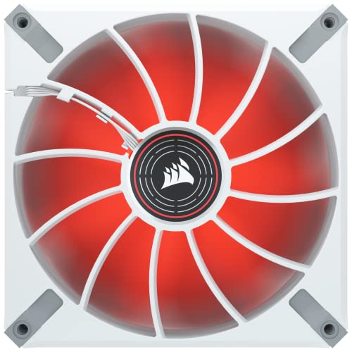 Corsair ML140 LED ELITE WHITE - Rot 140mm Gehäuselüfter