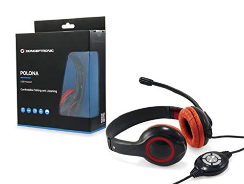 Conceptronic Headset USB 2m Kabel.Mikro.int.Bed.Stereo rt