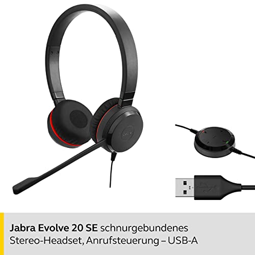 Jabra On-Ear Headset Evolve 20SE MS stereo-Special Edition