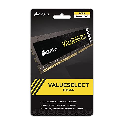 Corsair ValueSelect Schwarz 8GB DDR4-2400 CL16 DIMM Arbeitsspeicher