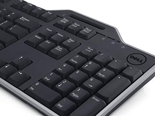 Dell KB813 Tastatur mit Smartcard Reader-Französisches Layout-Schwarz