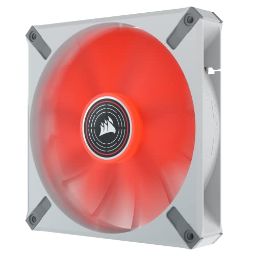 Corsair ML140 LED ELITE WHITE - Rot 140mm Gehäuselüfter